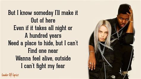 lovely lyrics billie eilish